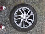 Lichtmetalen velgen Peugeot 208 met Michelin-banden, Auto-onderdelen, Banden en Velgen, Ophalen, Gebruikt, 16 inch, Band(en)