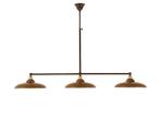 Koperen Hanglamp ‘Vechia’ van merk ‘Frezoli’ (Tierlantijn), Maison & Meubles, Lampes | Suspensions, Comme neuf, Landelijk, 75 cm ou plus