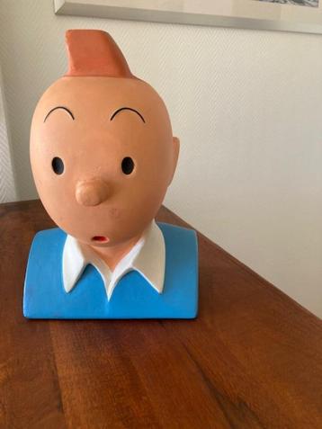 Buste en plâtre de Tintin, vers 1950, Enlèvement