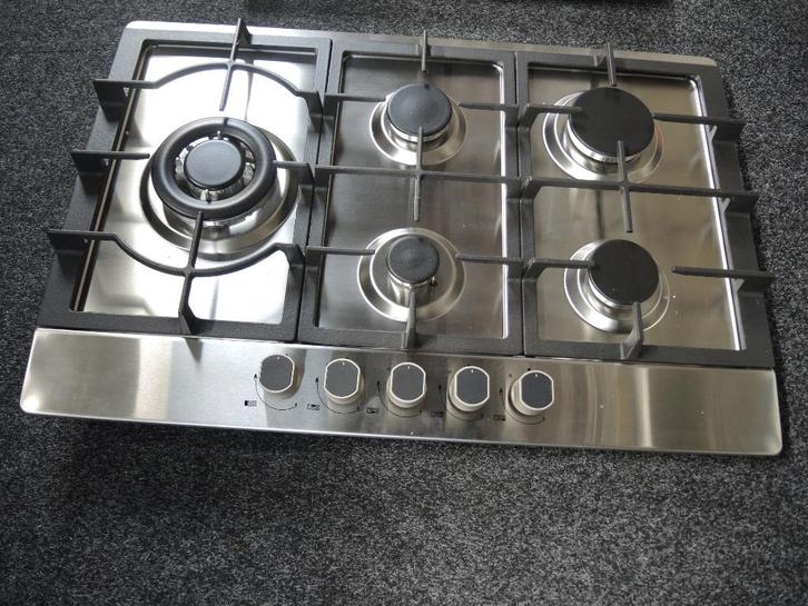 Frilec inbouw gaskookplaat 5 pits nieuw!, Elektronische apparatuur, Slowcookers, Nieuw, Ophalen of Verzenden
