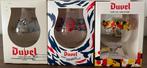 3Duvelglazen in 1lot met originele doosjes, Ophalen, Nieuw, Glas of Glazen, Duvel