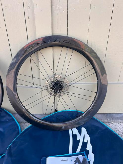 CAMPAGNOLO BORA WTO 60 DISC, Fietsen en Brommers, Fietsonderdelen, Zo goed als nieuw, Racefiets, Wiel, Ophalen