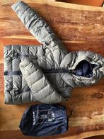 Jott winterjas grijs/donkerblauw 92-104, Kinderen en Baby's, Ophalen of Verzenden, Zo goed als nieuw, Maat 98