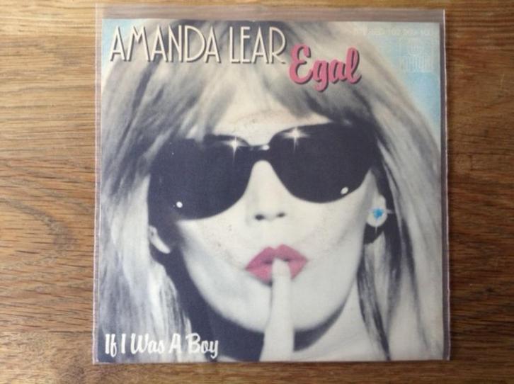 single amanda lear, Cd's en Dvd's, Vinyl Singles, Single, Pop, 7 inch, Ophalen of Verzenden