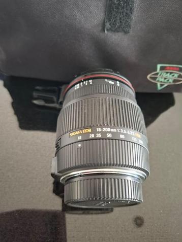 fotolensSIGMA Telelens DC18-200mm.1/3;5-6.3II HSM OS – AF –  beschikbaar voor biedingen