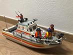 Playmobil boot kustwacht, Kinderen en Baby's, Speelgoed | Playmobil, Ophalen, Zo goed als nieuw, Complete set