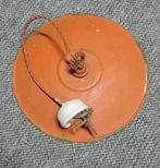 Vintage hanglamp van plaatstaal, Ophalen of Verzenden