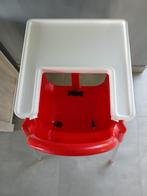 Rode eetstoel Ikea, Kinderen en Baby's, Kinderstoelen, Ophalen of Verzenden, Gebruikt