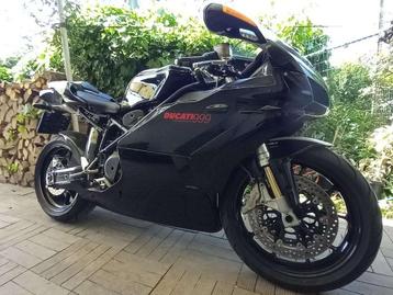 Ducati 999 Testastretta Monoposto Nero Carbone 2007, Motoren, Motoren | Ducati, 2 cilinders, Super Sport, Particulier, Meer dan 35 kW