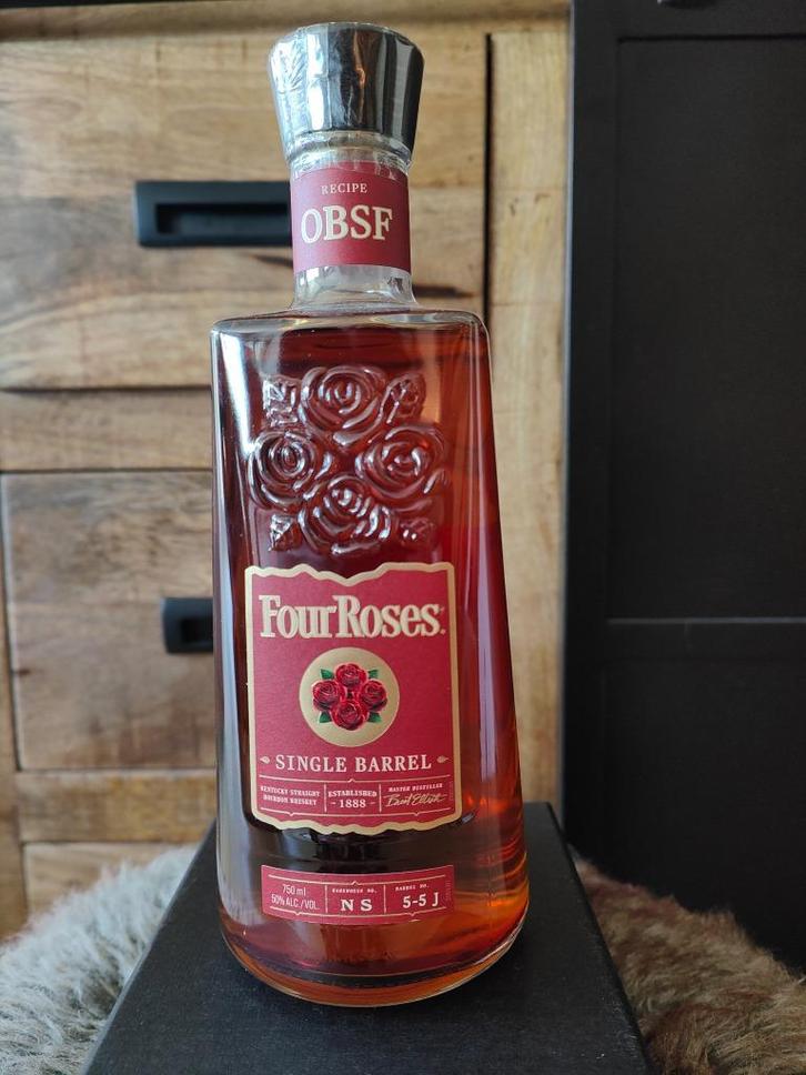 Four Roses OBSF Recipe Single Barrel - Barrel 5-5 J - 750ml, Verzamelen, Wijnen, Nieuw, Overige typen, Overige gebieden, Vol, Ophalen of Verzenden