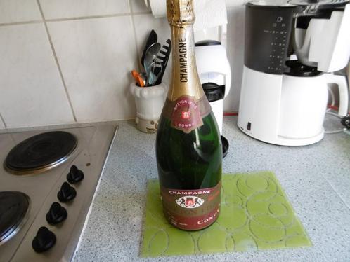 bouteille magnum vide de champagne rosé avec bouchon reton f, Collections, Vins, Utilisé, Champagne, Enlèvement ou Envoi