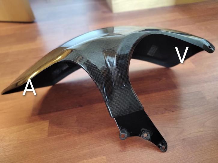 Wunderlich Carbon hugger luchtgekoelde  R1200*, Motoren, Onderdelen | BMW, Gebruikt, Ophalen of Verzenden