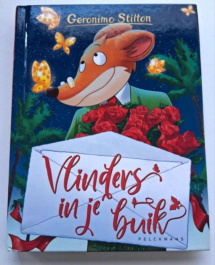 Geronimo Stilton - Vlinders in je buik, Boeken, Kinderboeken | Jeugd | onder 10 jaar, Zo goed als nieuw, Ophalen