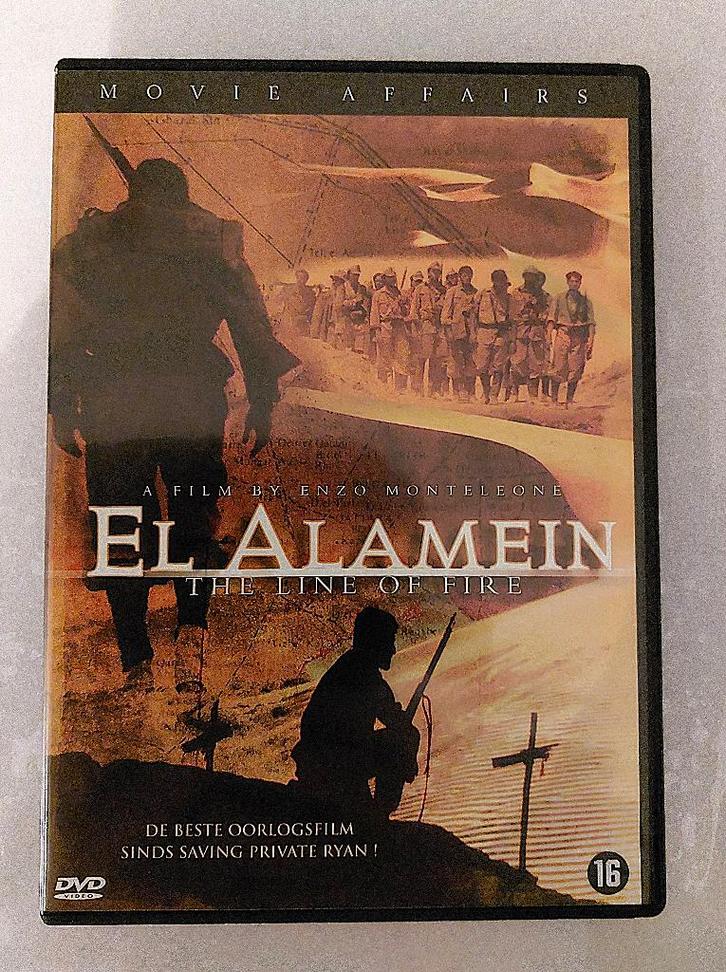 ZELDZAAM:El Alamein(oorlogsfilm), Cd's en Dvd's, Dvd's | Actie, Zo goed als nieuw, Oorlog, Verzenden