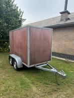 Gesloten dubbelas aanhangwagen, Auto diversen, Aanhangers en Bagagewagens, Ophalen, Gebruikt