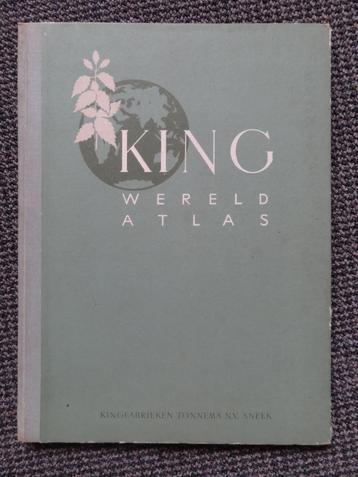 Atlas mondial King, drs.de Vries, édition de King Factories 