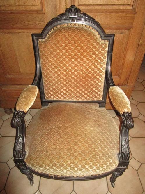 Zetel uit de jaren 1800 afkomstig uit kasteel,, Antiek en Kunst, Antiek | Meubels | Stoelen en Sofa's, Ophalen