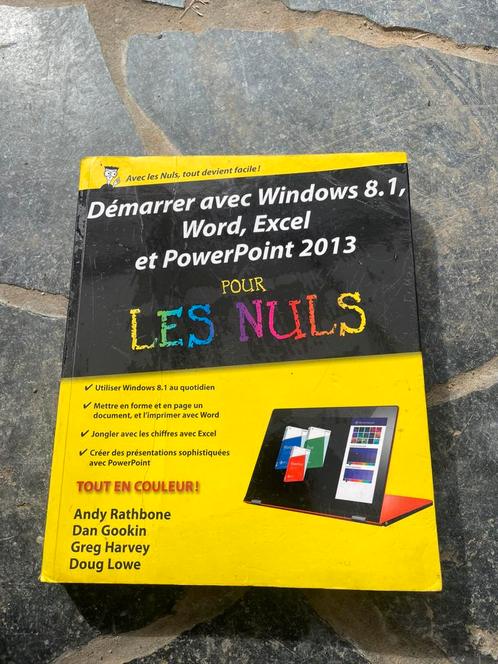Demarrer avec Windows 8.1, Word, Excel, PP2013 pour les nuls, Boeken, Informatica en Computer, Gelezen, Software, Ophalen of Verzenden