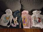 Set van 4 Disney-sweatshirts voor meisjes winter herfst 6-7, Ophalen of Verzenden, Zo goed als nieuw