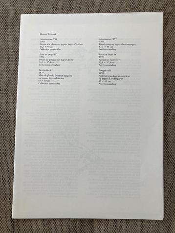 Kunstdrukken Gaston Bertrand beschikbaar voor biedingen