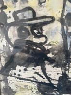 - Fred Bervoets - ets opgehoogd  met aquarel en gouache, Antiek en Kunst, Ophalen