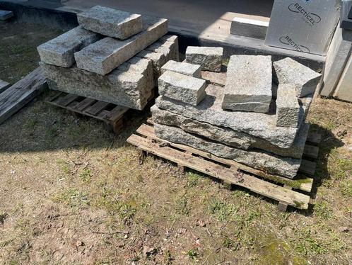 Lot natuursteen te koop, Tuin en Terras, Tegels en Klinkers, Gebruikt, Natuursteen, Ophalen