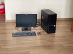 HP volledige computer, monitor en toetsenbord met muis, Ophalen of Verzenden, Zo goed als nieuw