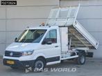 Volkswagen Crafter 177pk Dubbellucht Kipper met Kist 3,5t Tr, Auto's, Bestelwagens en Lichte vracht, Gebruikt, Euro 6, 4 cilinders