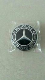 Mercedes logo motorkap capot embleem Ø 57 mm blauw/zwart, Auto-onderdelen, Nieuw, Ophalen of Verzenden, Mercedes-Benz, Motorkap