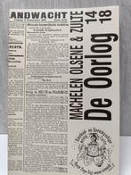 DE oorlog 14 18 Machelen Olsene & Zulte, Ophalen of Verzenden, Gelezen