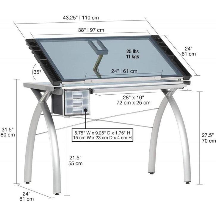 Table à dessin Studio Designs Futura Craft, Hobby & Loisirs créatifs, Dessin, Neuf, Autres types, Enlèvement