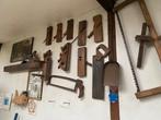antiek schrijnwerkers gereedschap (schaven, boren, zagen,..), Doe-het-zelf en Bouw, Gereedschap | Handgereedschap, Ophalen, Gebruikt
