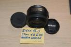 nikon af-s 35mm 1.8 g dx pracht lens, Audio, Tv en Foto, Fotocamera's Digitaal, Ophalen of Verzenden, Zo goed als nieuw, Spiegelreflex