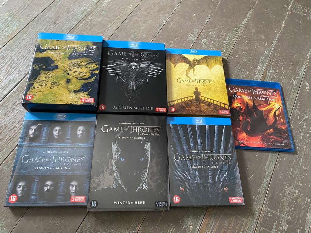 Game of thrones volledige serie blu ray, CD & DVD, Blu-ray, Comme neuf, Enlèvement ou Envoi