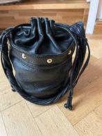 sac bandoulière en cuir - noir, Enlèvement, Utilisé, Noir, Sac à bandoulière