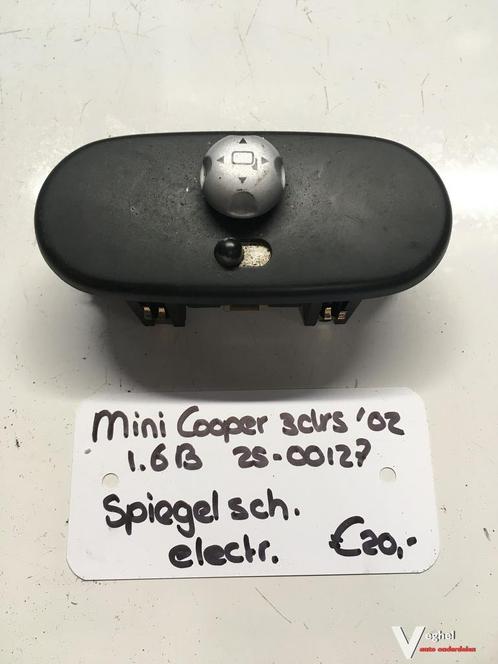 Mini Cooper 1.6 3drs 2002 2500127 Spiegelverstelschakelaar 6, Auto-onderdelen, Dashboard en Schakelaars, Gebruikt, Ophalen of Verzenden