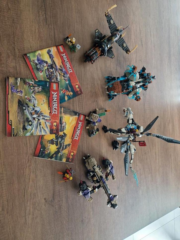Lot de 3 legos Ninjago et 1 Chima, Kinderen en Baby's, Speelgoed | Duplo en Lego, Gebruikt, Lego, Complete set, Ophalen