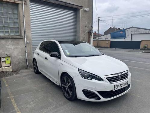 308 GT 180ch, Auto's, Peugeot, Particulier, Sportstoelen, Diesel, Stadsauto, 5 deurs, Automaat, Wit, Grijs, Leder en Alcantara