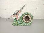 Porseleinen klok met vogel, Antiek en Kunst, Ophalen of Verzenden