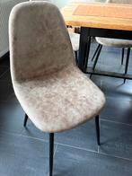 Stoelenset microvezel bekleding, Huis en Inrichting, Stoelen, Ophalen, Zo goed als nieuw