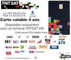 CARTE TNTSAT HD OFFICIELLE Neuve 4 Ans, Audio, Tv en Foto, Schotelantennes