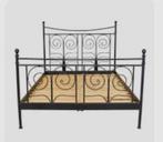 Ikea Bedframe metaal zwart, Huis en Inrichting, Slaapkamer | Bedden, Ophalen, Gebruikt, Zwart, Twijfelaar