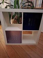 Wit kubusrek/opbergkast met vakken, Enlèvement