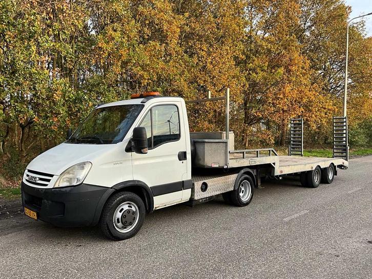 2006 Iveco Daily 35C18 Met Veldhuizen Oplegger BE Combinatie, Auto's, Bestelwagens en Lichte vracht, Bedrijf, Iveco, Overige brandstoffen