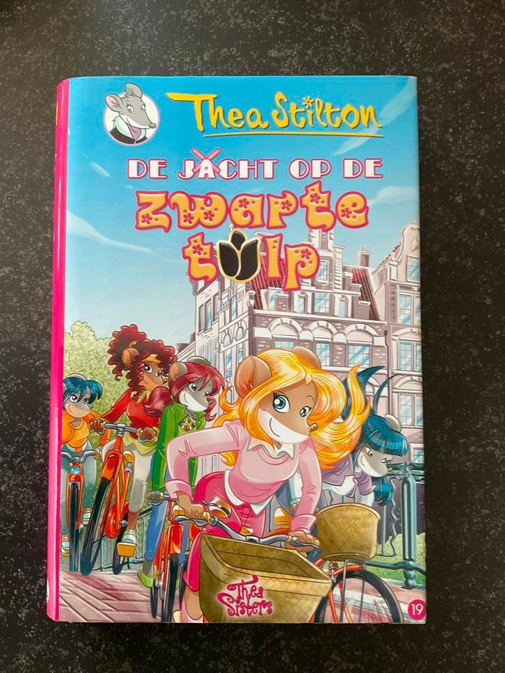 Thea Stilton - 19 - de jacht op de zwarte tulp, Boeken, Kinderboeken | Jeugd | onder 10 jaar, Zo goed als nieuw, Ophalen of Verzenden