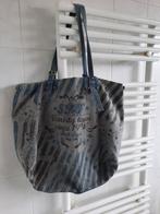 Grand Sac/Cartable en Toile Springfield Gris-Bleu 47*55*20cm, Comme neuf, Autres marques, Bleu, Enlèvement ou Envoi