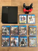PS4 incl. 2 controllers + 10 spellen, Games en Spelcomputers, Spelcomputers | Sony PlayStation 4, Ophalen of Verzenden
