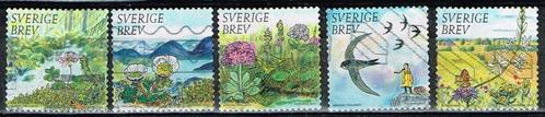 Timbres de Suède - K 3860 - nature, Timbres & Monnaies, Timbres | Europe | Scandinavie, Affranchi, Suède, Enlèvement ou Envoi