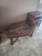 Massief eiken salontafel, Huis en Inrichting, Tafels | Salontafels, Ophalen, Gebruikt, 50 tot 100 cm, Minder dan 50 cm