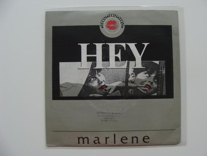 Won Ton Ton – Hey Marlene (1988), Cd's en Dvd's, Vinyl Singles, Single, Rock en Metal, 7 inch, Ophalen of Verzenden
